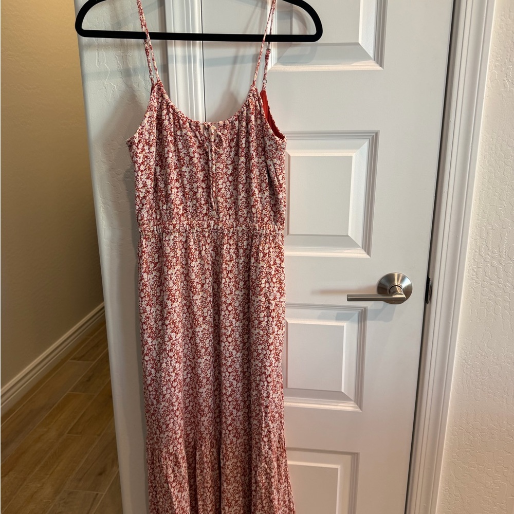 Abercrombie & Fitch Red Floral Dress